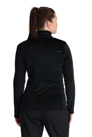 Mikina Spyder Shimmer Bug 1/2 Zip Black