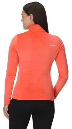 Mikina Spyder Shimmer Bug 1/2 Zip Coral Haze