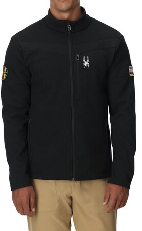 Mikina Spyder Wengen Bandit Jacket Black