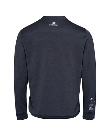 Mikina Stöckli Pullover Crewneck Black Melange