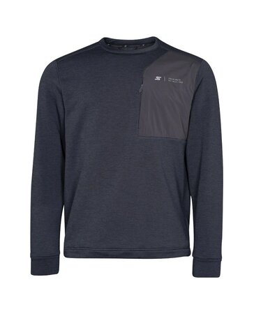 Mikina Stöckli Pullover Crewneck Black Melange