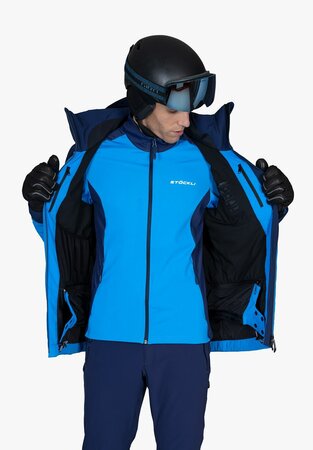 Mikina Stöckli Technostretch Azzurro-Navy Mikina Stöckli Technostretch Azzurro-Navy