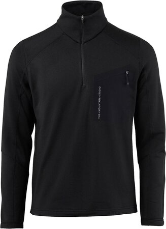 Mikina The Mountain Studio M-5 Techno Stretch T-neck Black Onyx Mikina The Mountain Studio M-5 Techno Stretch T-neck Black Onyx