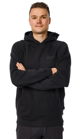 Mikina Trek Left Stacked Unisex Hoodie Black