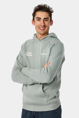 Mikina Trek Right Stacked Unisex Hoodie Sage Grey Mikina Trek Right Stacked Unisex Hoodie Sage Grey