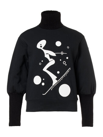 Sveter Goldbergh Voyage Turtle Neck Sweater Black