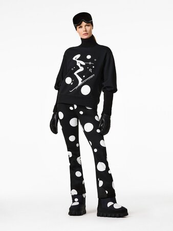 Sveter Goldbergh Voyage Turtle Neck Sweater Black