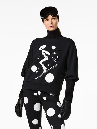 Sveter Goldbergh Voyage Turtle Neck Sweater Black