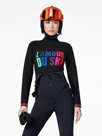 Sveter Goldbergh Amour Long Sleeve Knit Sweater Black