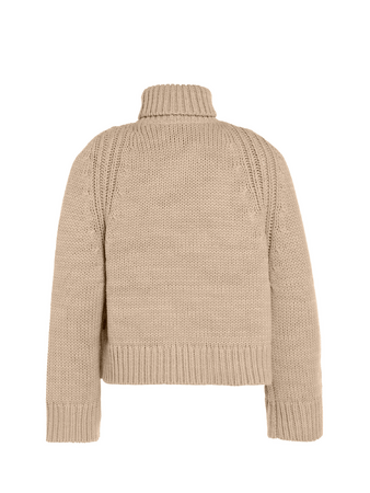 Sveter Goldbergh Beauty Long Sleeve Knit Sweater Sand Sveter Goldbergh Beauty Long Sleeve Knit Sweater Sand
