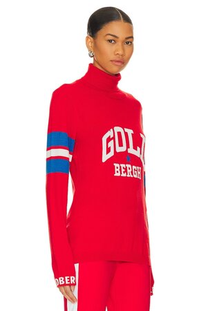 Sveter Goldbergh Biscuit Long Sleeve Knit Sweater Flame