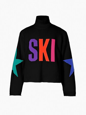 Sveter Goldbergh Calore Long Sleeve Knit Sweater Black Sveter Goldbergh Calore Long Sleeve Knit Sweater Black