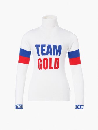 Sveter Goldbergh Champ Long Sleeve Knit Sweater White