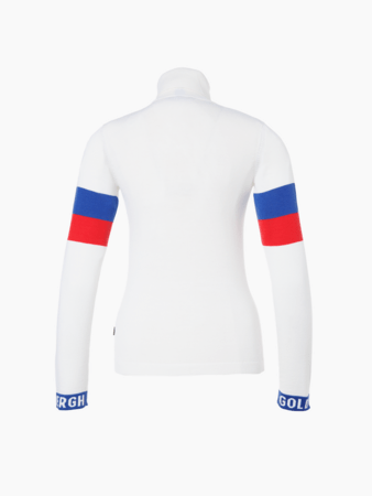 Sveter Goldbergh Champ Long Sleeve Knit Sweater White