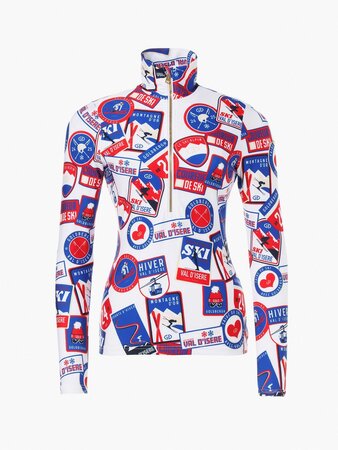 Mikina Goldbergh Collect Ski Pully White Mikina Goldbergh Collect Ski Pully White