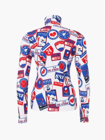 Mikina Goldbergh Collect Ski Pully White Mikina Goldbergh Collect Ski Pully White