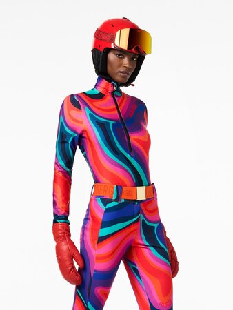 Sveter Goldbergh Illusion Ski Pully Absinthe Rainbow