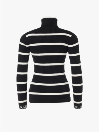 Sveter Goldbergh Mimi Long Sleeve Knit Sweater Breton Stripe Blue/Cream Sveter Goldbergh Mimi Long Sleeve Knit Sweater Breton Stripe Blue/Cream