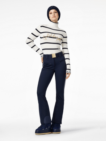 Sveter Goldbergh Mimi Long Sleeve Knit Sweater Breton Stripe Cream/Blue Sveter Goldbergh Mimi Long Sleeve Knit Sweater Breton Stripe Cream/Blue