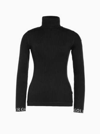 Sveter Goldbergh Mira Long Sleeve Knit Sweater Black 24/25