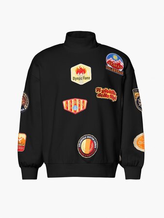 Sveter Goldbergh Roma Turtle Neck Sweater Black