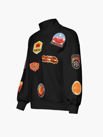 Sveter Goldbergh Roma Turtle Neck Sweater Black