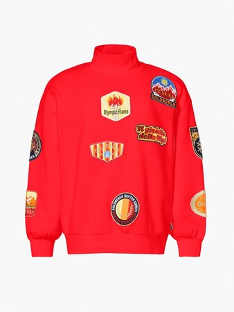 Sveter Goldbergh Roma Turtle Neck Sweater Flame