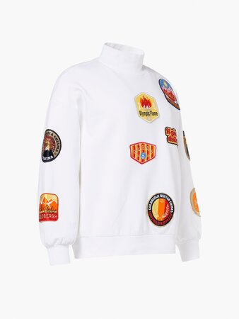Sveter Goldbergh Roma Turtle Neck Sweater White
