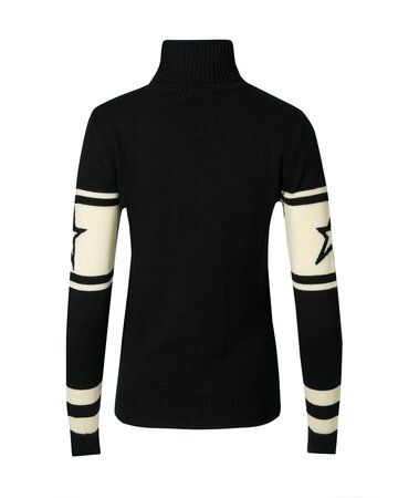 Sveter Perfect Moment Schild Merino Wool Sweater Snow Black