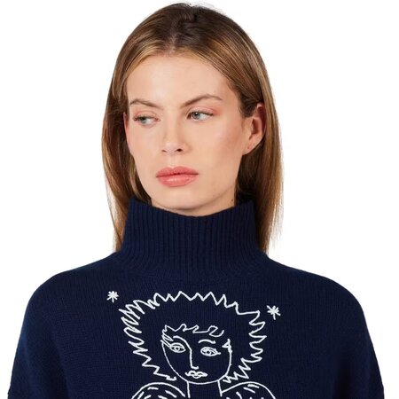 Sveter Rossignol W JCC Snow Angels Pull Cosmic Blue