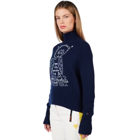 Sveter Rossignol W JCC Snow Angels Pull Cosmic Blue