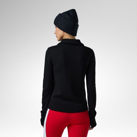 Sveter Rossignol W JCC Teddy Quarter Zip Sweater Black