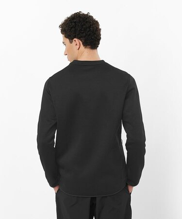 Mikina Salomon Outline Hyb Warm Pullov Deep Black Mikina Salomon Outline Hyb Warm Pullov Deep Black