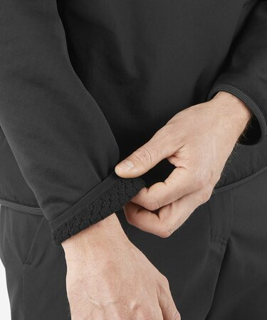 Mikina Salomon Outline Hyb Warm Pullov Deep Black Mikina Salomon Outline Hyb Warm Pullov Deep Black