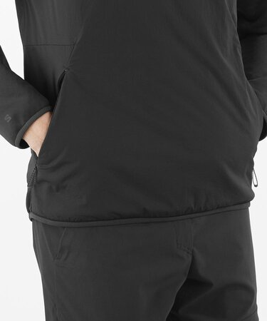 Mikina Salomon Outline Hyb Warm Pullov Deep Black Mikina Salomon Outline Hyb Warm Pullov Deep Black