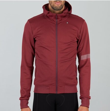 Pánsky sveter Sportful Giara Hoodie Red Wine