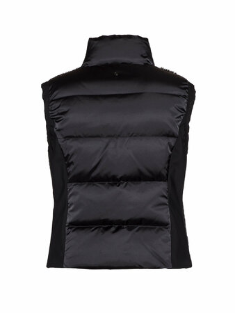 Vesta Goldberg Chic Bodywarmer Real Fur Black