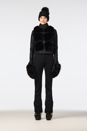 Vesta Goldbergh Chic Bodywarmer Faux Black