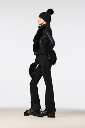 Vesta Goldbergh Chic Bodywarmer Faux Black