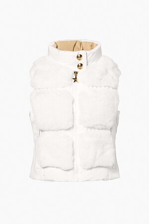 Vesta Goldbergh Chic Bodywarmer Faux Snow White