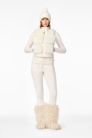 Vesta Goldbergh Chic Bodywarmer Faux Snow White