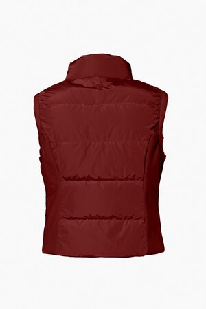 Vesta Goldbergh Chic Bodywarmer Faux Vino Rosso