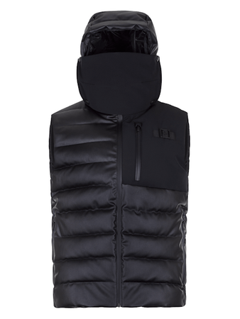 Vesta One more Eco-Down Hoody Vest Black/Black/Black