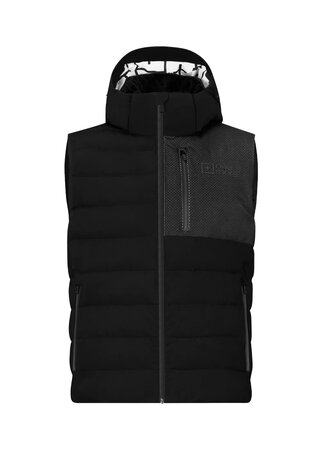 Vesta One More Eco-Down Hoody Vest Black/Whitehive/Black