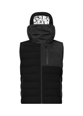 Vesta One More Eco-Down Hoody Vest Black/Whitehive/Black