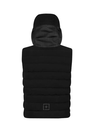 Vesta One More Eco-Down Hoody Vest Black/Whitehive/Black