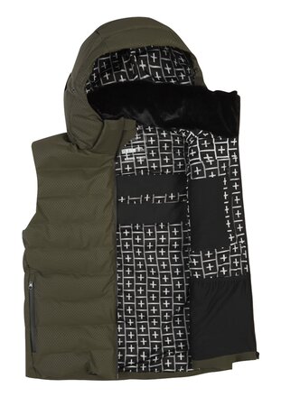 Vesta One more Eco-Down Hoody Vest Survivor/Survivor/Black Sphera
