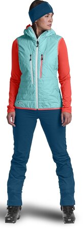 Dámska vesta Ortovox Swisswool Piz Boè Vest W Ice Waterfall