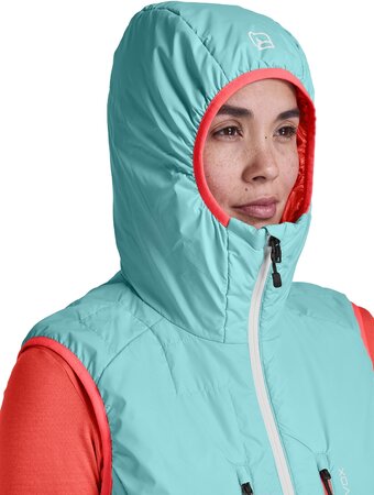Dámska vesta Ortovox Swisswool Piz Boè Vest W Ice Waterfall