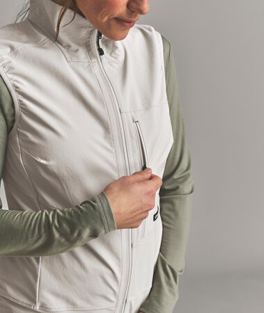 Vesta Ortovox Venet Softshell Vest W White Tea